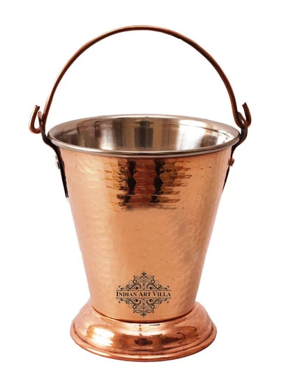 Presentation Bucket W/Copper Plated 